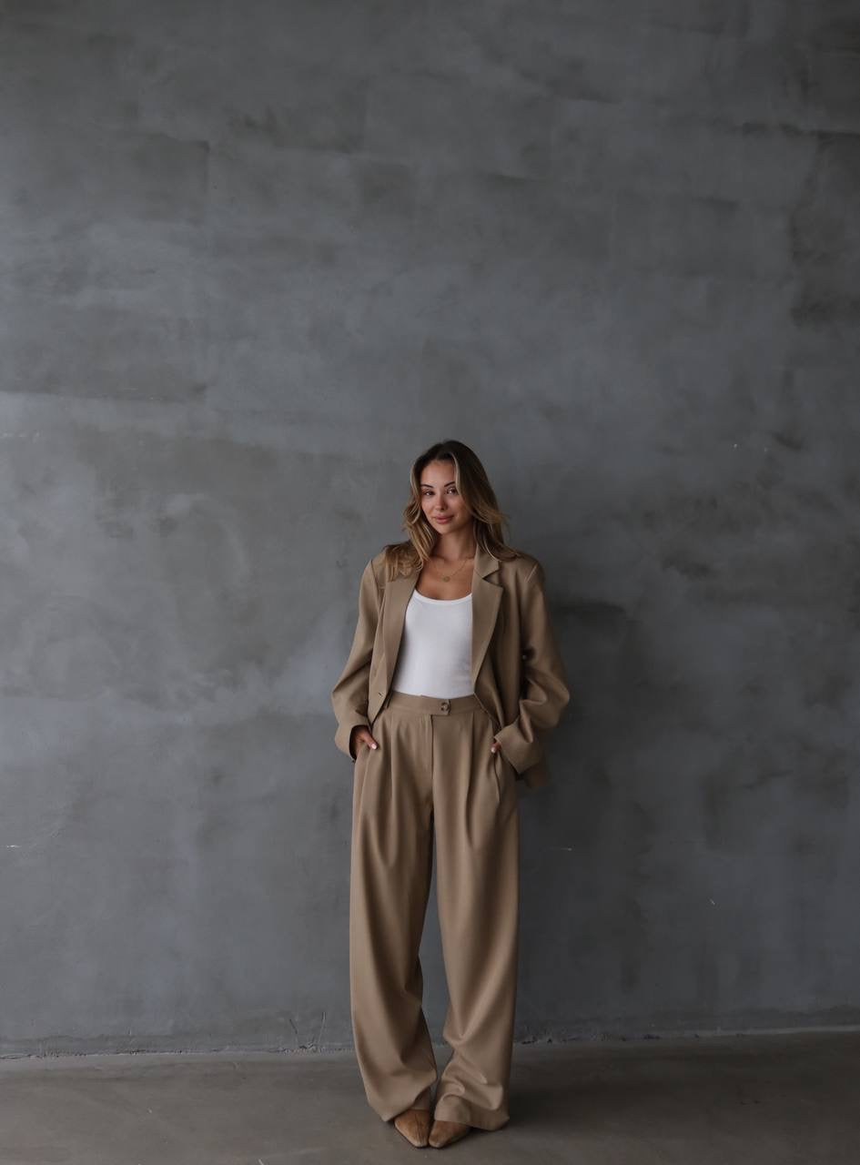 Sofia Camel Pantolon