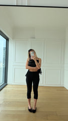 Siyah Kapri Pantolon