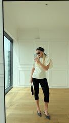 Siyah Kapri Pantolon