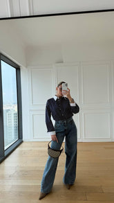 Yüksel Bel Wide Leg Jean