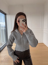 Fitilli Hırka - Gri