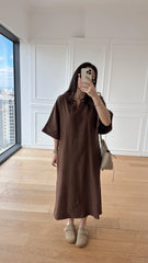 Burc Kahverengi Elbise