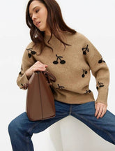 Orj Marka Kiraz Desenli Kazak