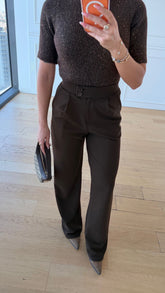 Palazzo Pantolon - Kahverengi