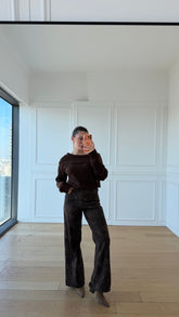 Premium Leopar Desenli Jean