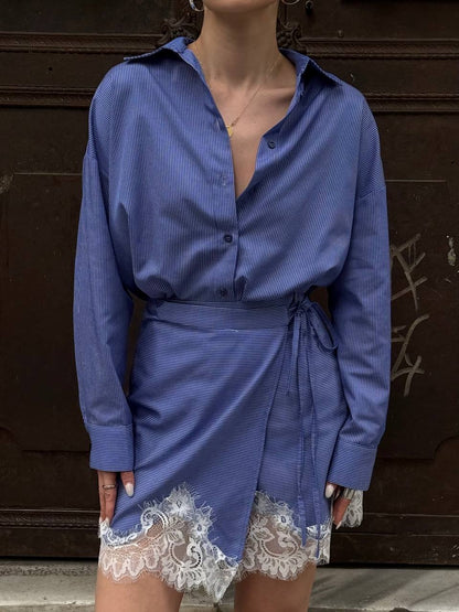 Azure Lace Set