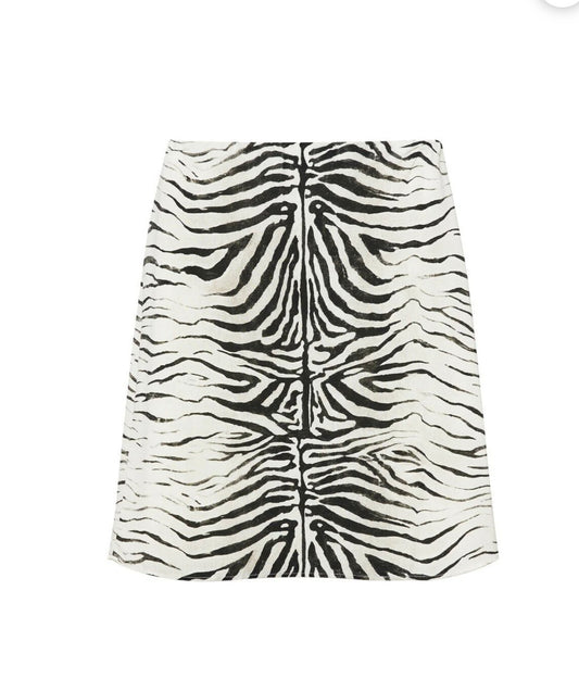 Zebra Desen Etek