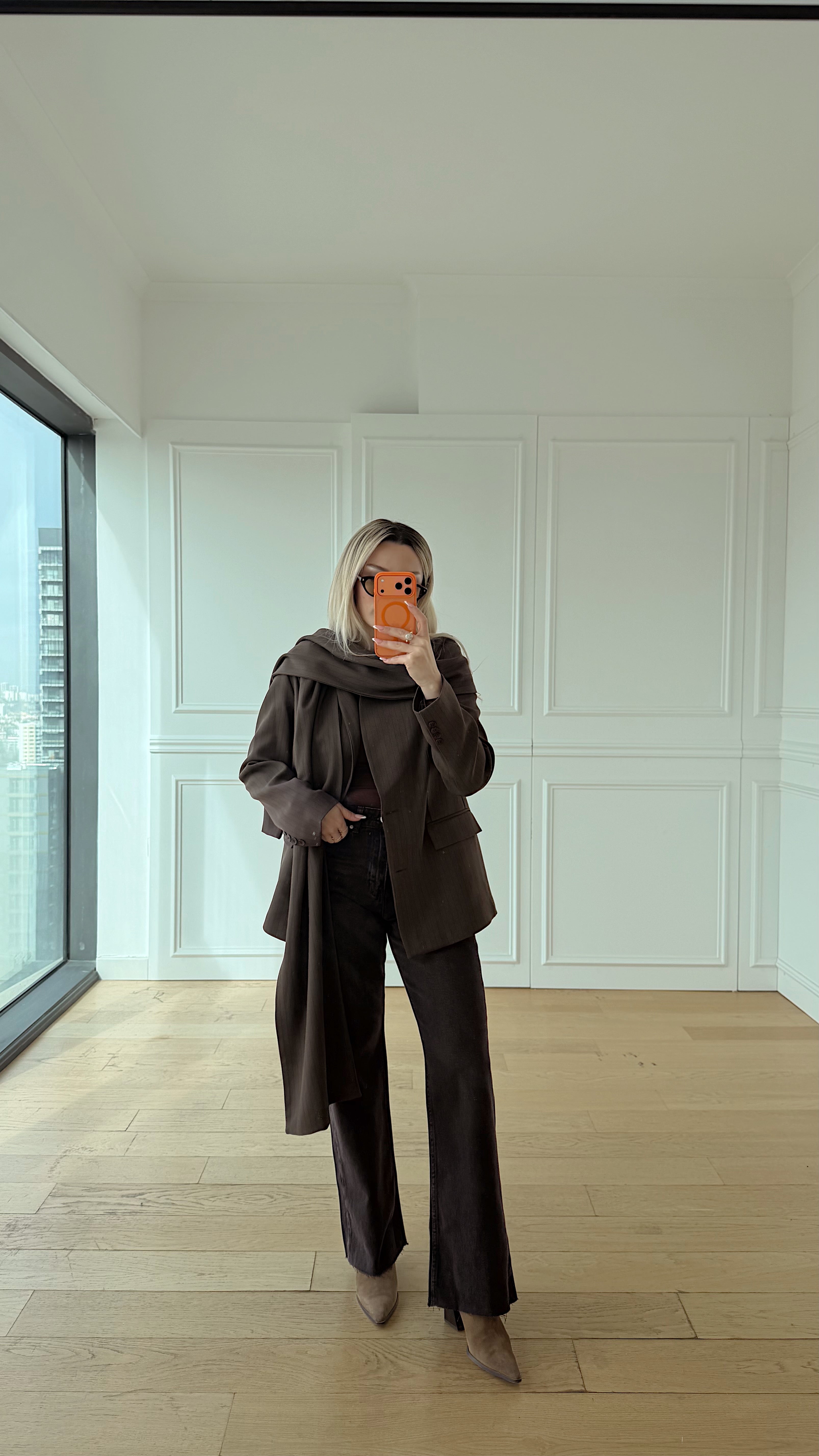 Kahverengi Onze Jean