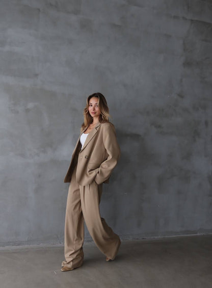 Sofia Camel Pantolon