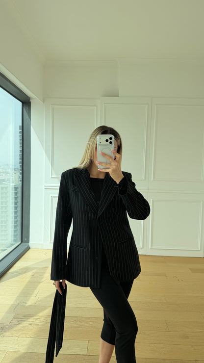 Milano Çizgili Blazer Ceket