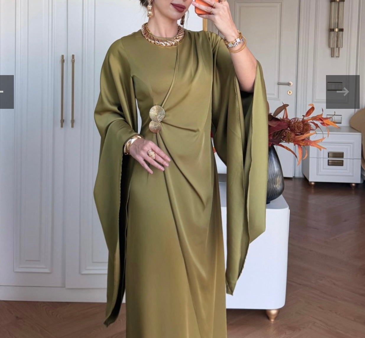 Lallure Yeşil Elbise