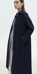 Lacevia Premium Trench Lacivert