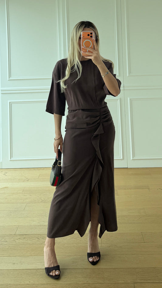 Lamour Elbise Kahverengi