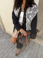 Lacevia Premium Trench Lacivert