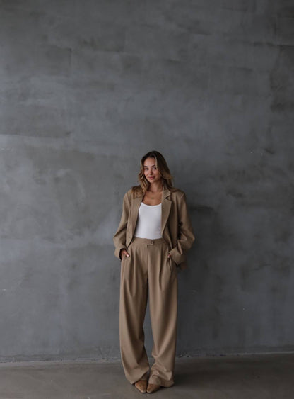 Sofia Camel Pantolon