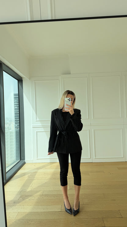 Milano Çizgili Blazer Ceket
