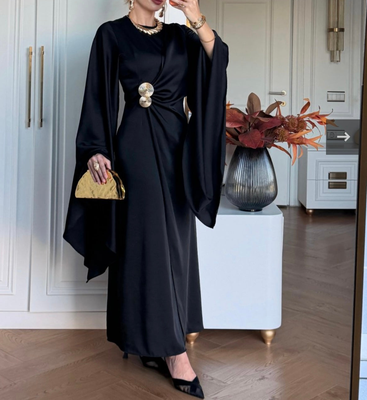 Lallure Siyah Elbise