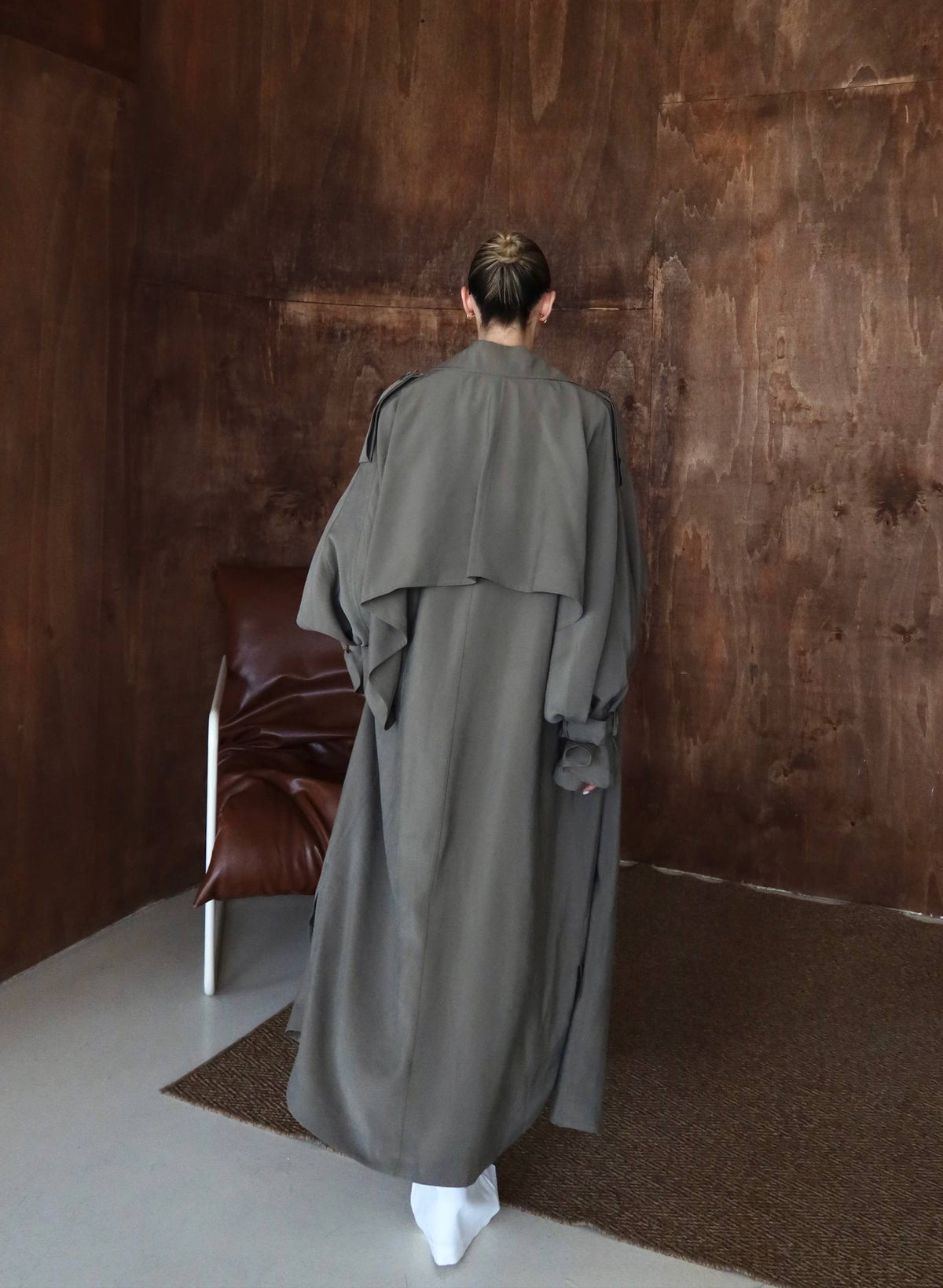 Sartorial Oversize Trench Haki