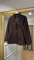 Kahve Blazer Ceket