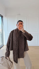 Atkı Detaylı Premium Mont