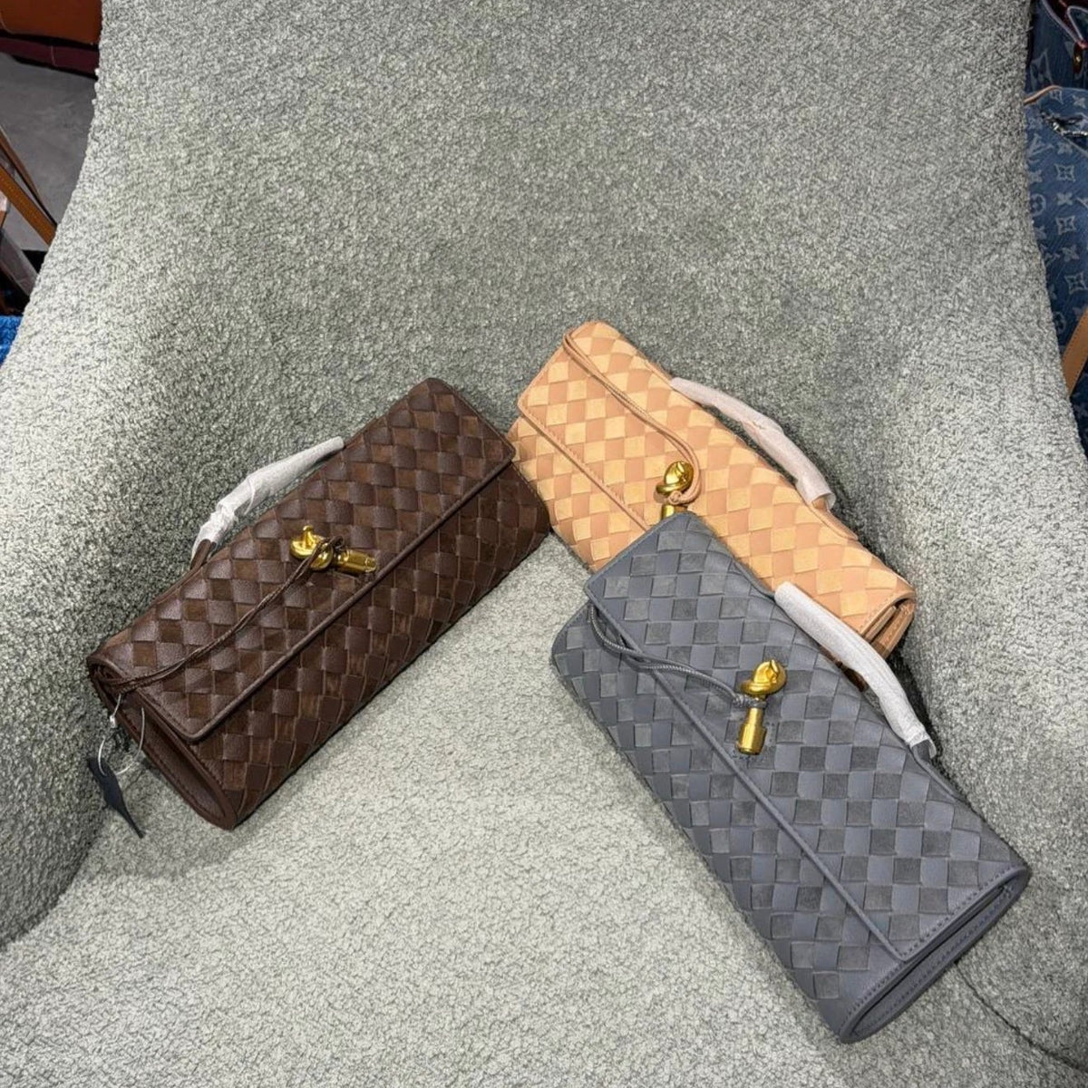 Kahverengi ithal deri çanta