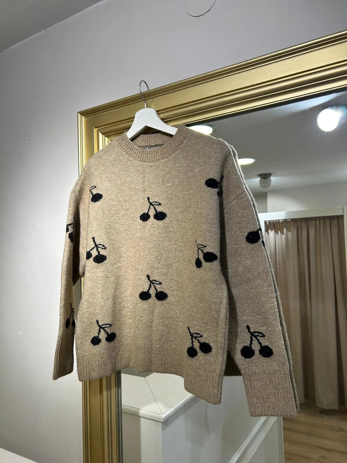 Orj Marka Kiraz Desenli Kazak