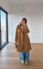 Orj Marka Bymn Camel Trenchcoat
