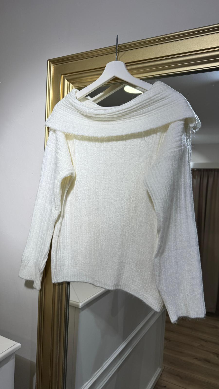 Madonna Yaka Fitilli Ekru Kazak