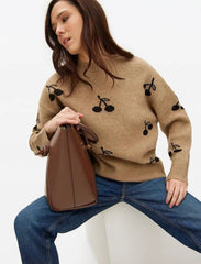 Orj Marka Kiraz Desenli Kazak