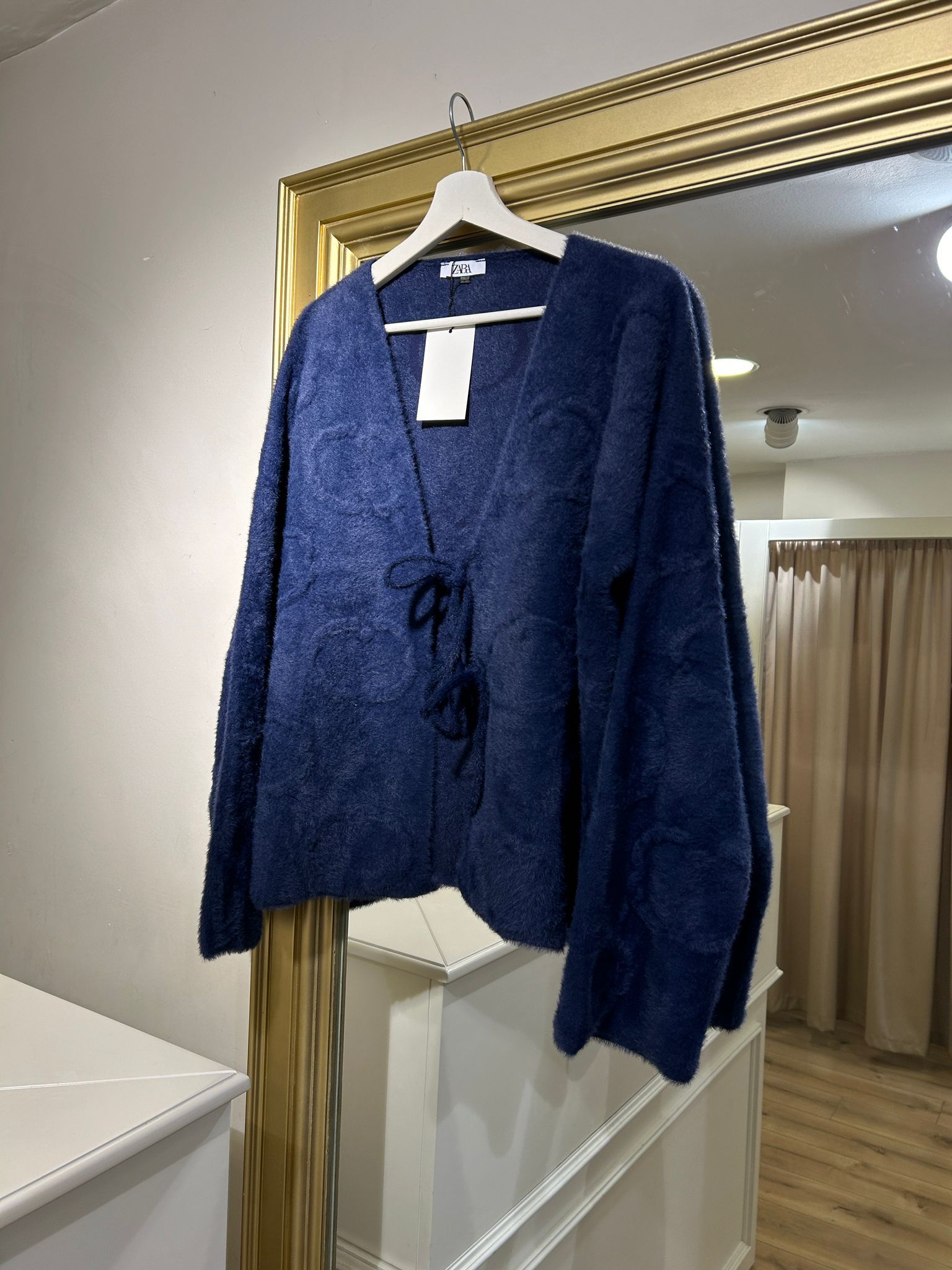 Chloe Önü Bağcıklı Hırka  - Lacivert