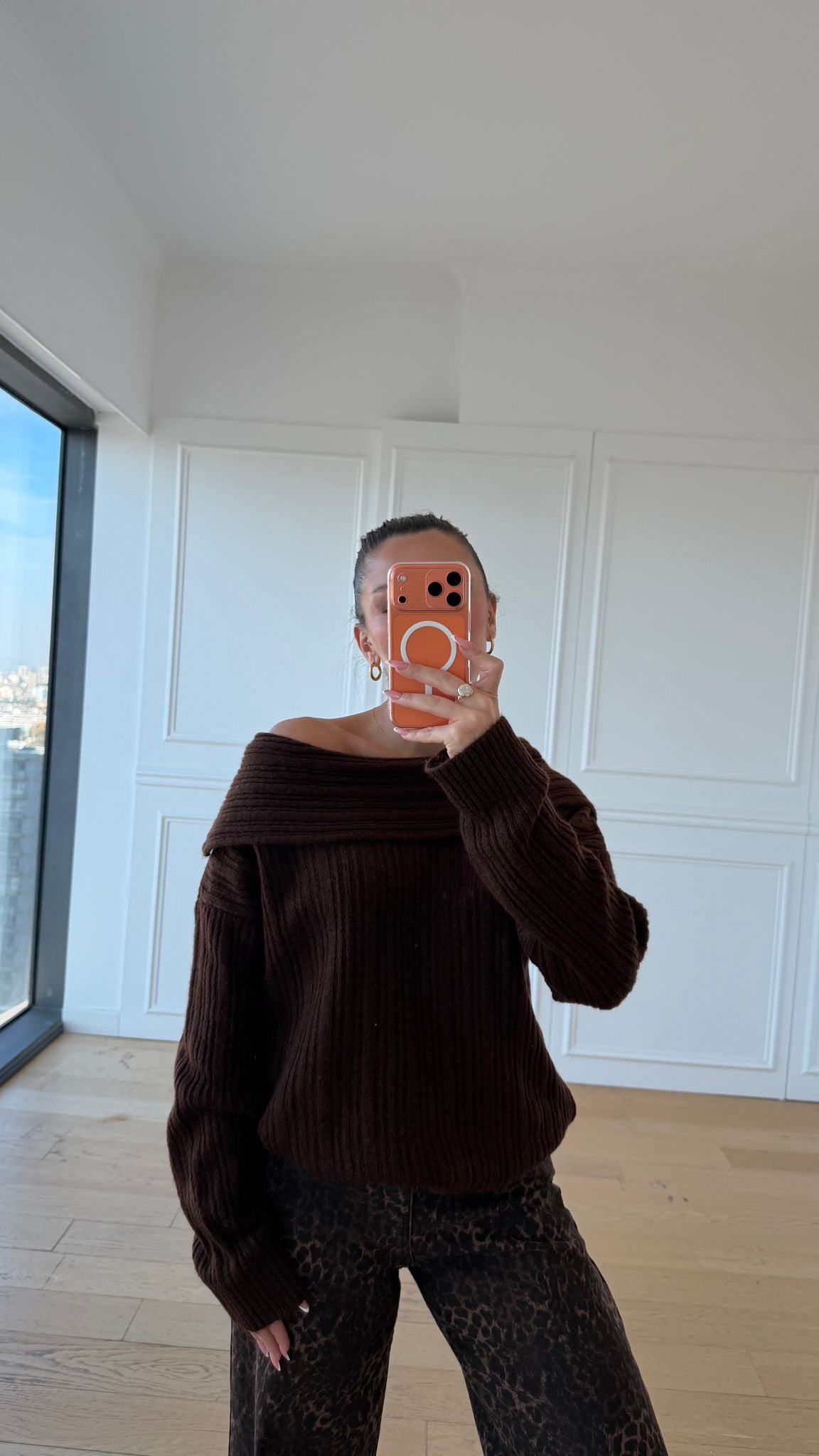 Kahverengi Madonna Kazak