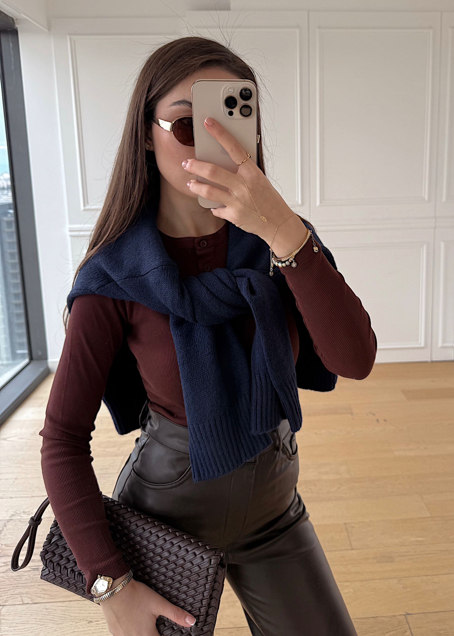 Düğme Detaylı Fitilli Bluz