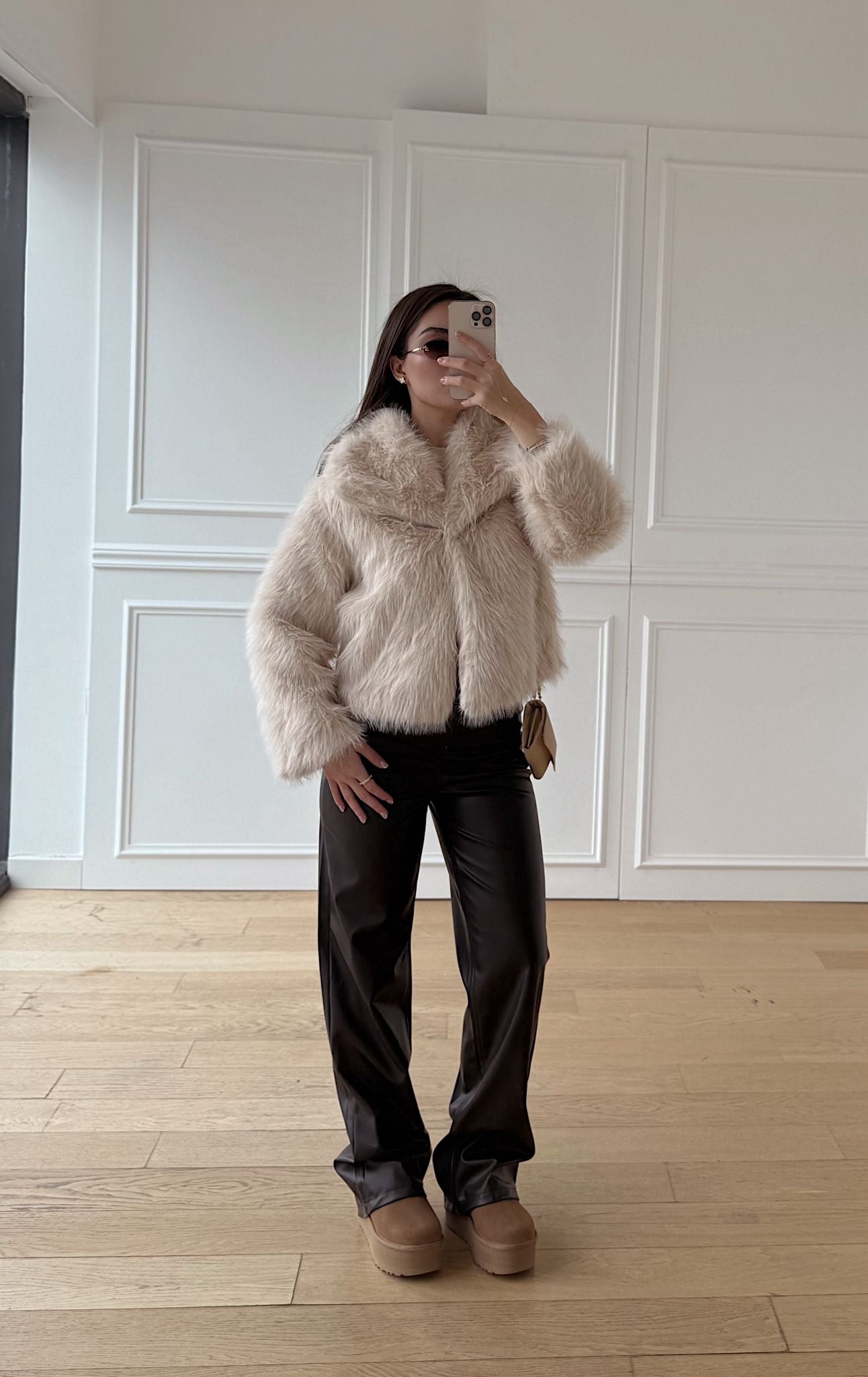 Premium Luz Ekru Kürk