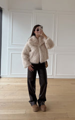 Premium Luz Ekru Kürk